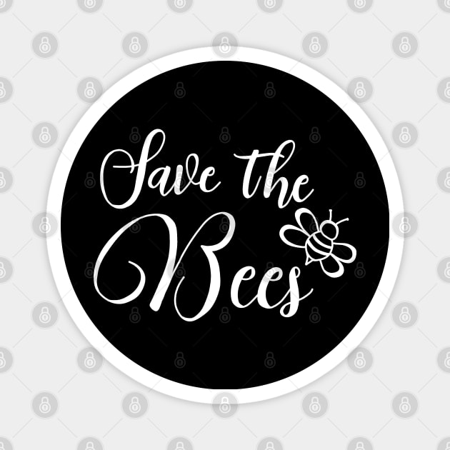 Save the Bees Magnet by valentinahramov